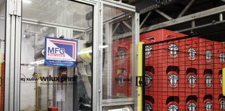 Individuelle Etikettier-Anlage für Erdinger Weißbier