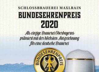 Wir freuen uns mit der Schlossbrauerei Maxlrain.