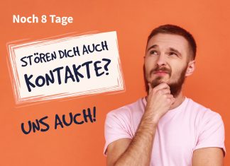 Ab 8. September funktoniert´s ohne Kontakte!